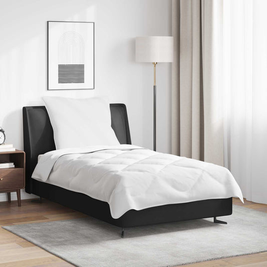 Piumone con cuscino 2 pcs Bianco Microfibra