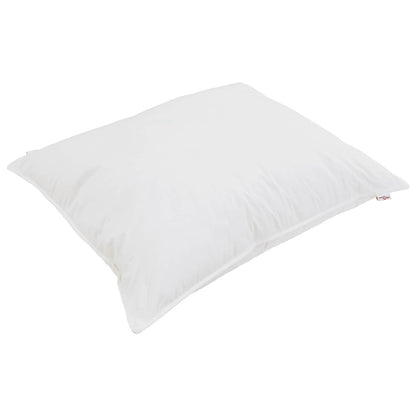 Piumone con cuscino 2 pcs Bianco Microfibra
