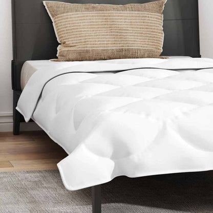 Piumone con Cuscino 2 pcs Bianco 140 x 220 cm Microfibra