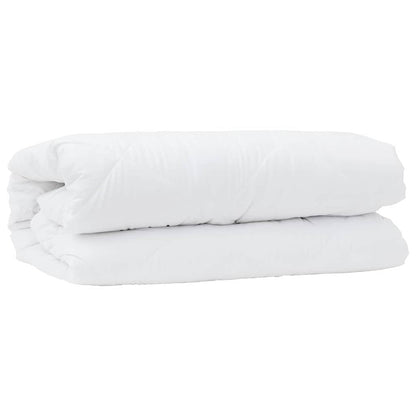 Piumone con Cuscino 2 pcs Bianco 135 x 200 cm Microfibra