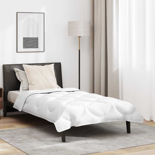 Piumone con Cuscino 2 pcs Bianco 140 x 200 cm Microfibra