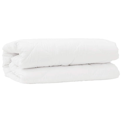 Set di Piumoni con cuscino 2 pcs Bianco Microfibra