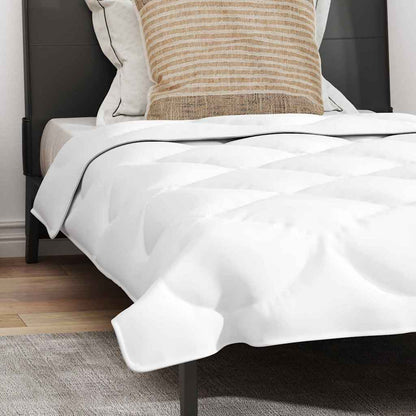 Piumone con Cuscino 2 pcs Bianco 140 x 220 cm Microfibra