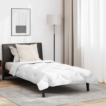 Piumone con Cuscino 2 pcs Bianco 140 x 220 cm Microfibra