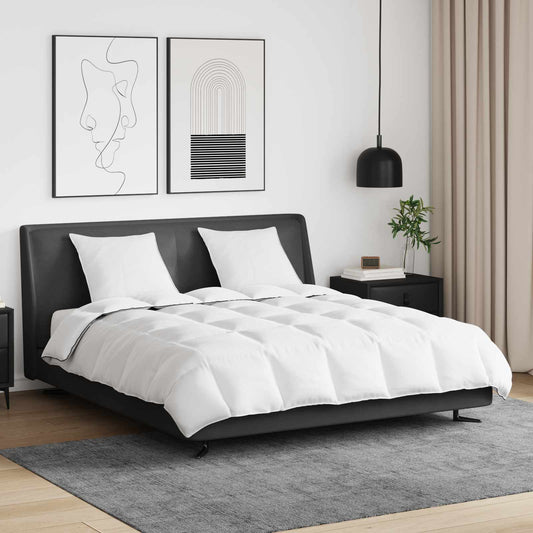 Duvet Invernale con cuscino 3 pcs Bianco Piuma d'anatra | homemem39