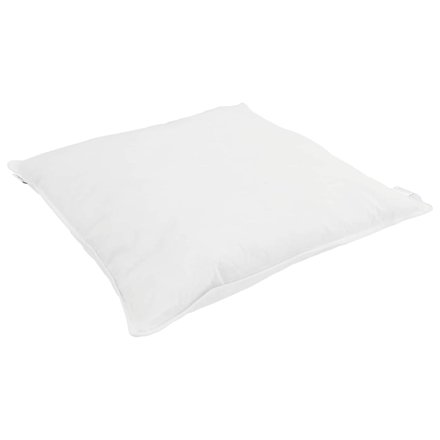 Duvet Invernale con cuscino 3 pcs Bianco Piuma d'anatra