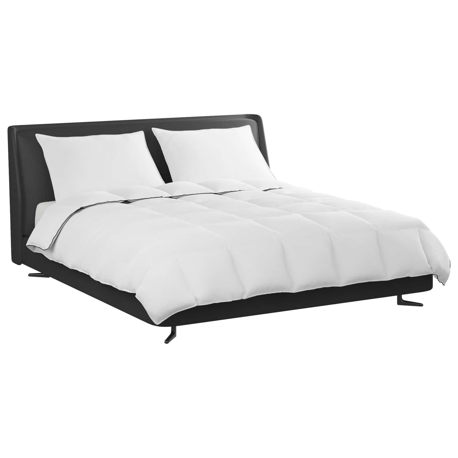 Duvet Invernale con cuscino 3 pcs Bianco Piuma d'anatra | homemem39