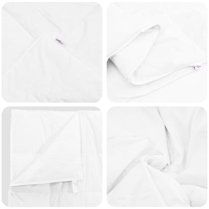 Set di Piumoni con cuscino 3 pcs Bianco Piuma d'anatra | homemem39