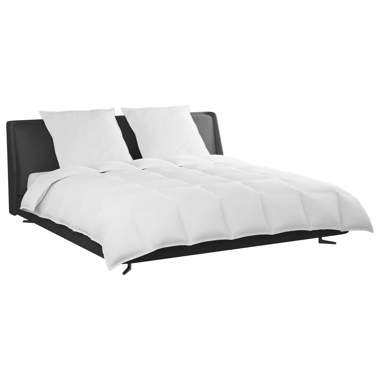 Set di Piumoni con cuscino 3 pcs Bianco Piuma d'anatra | homemem39