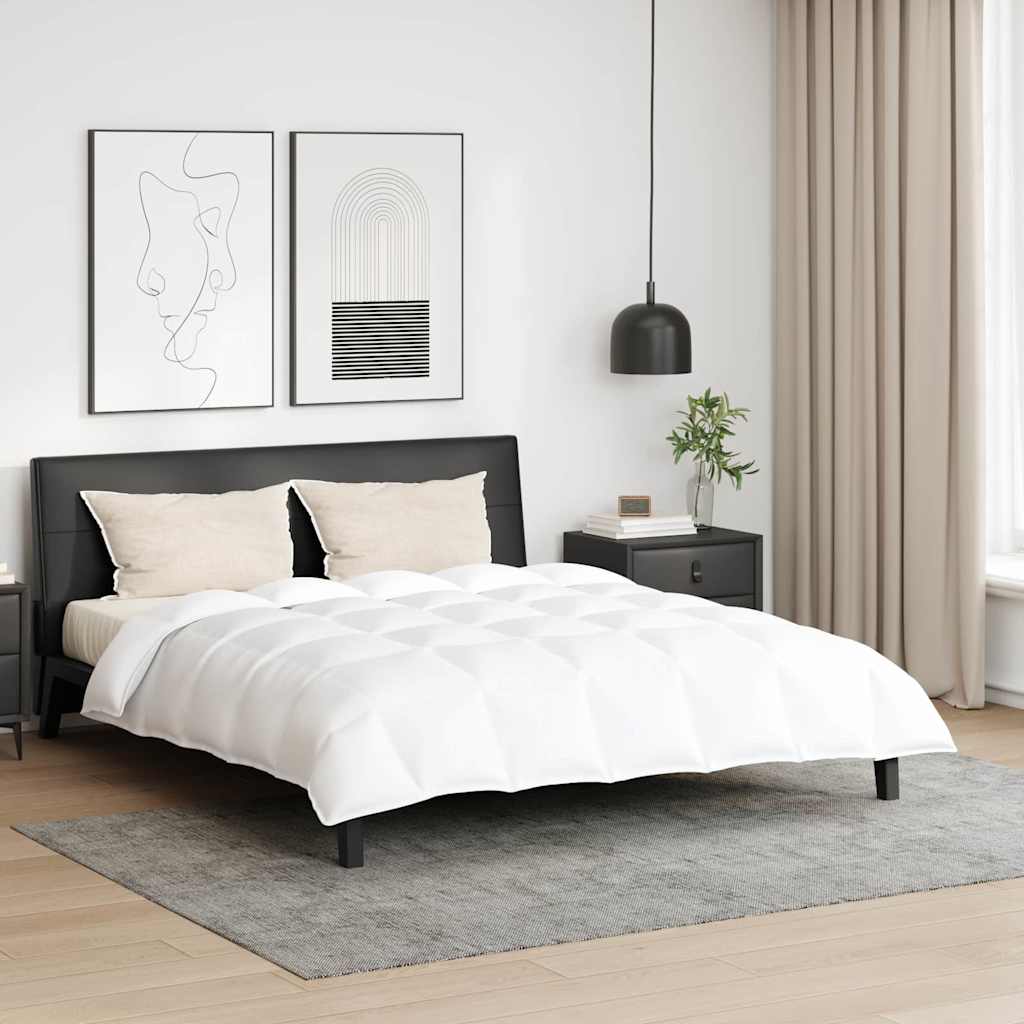 Set di Piumoni con cuscino 3 pcs Bianco Piuma d'anatra