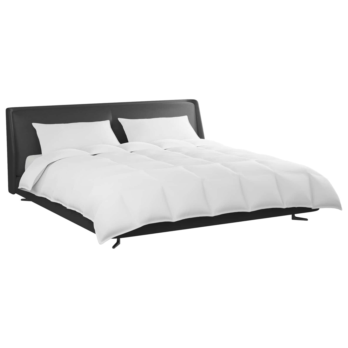 Set di Piumoni con cuscino 3 pcs Bianco Piuma d'anatra