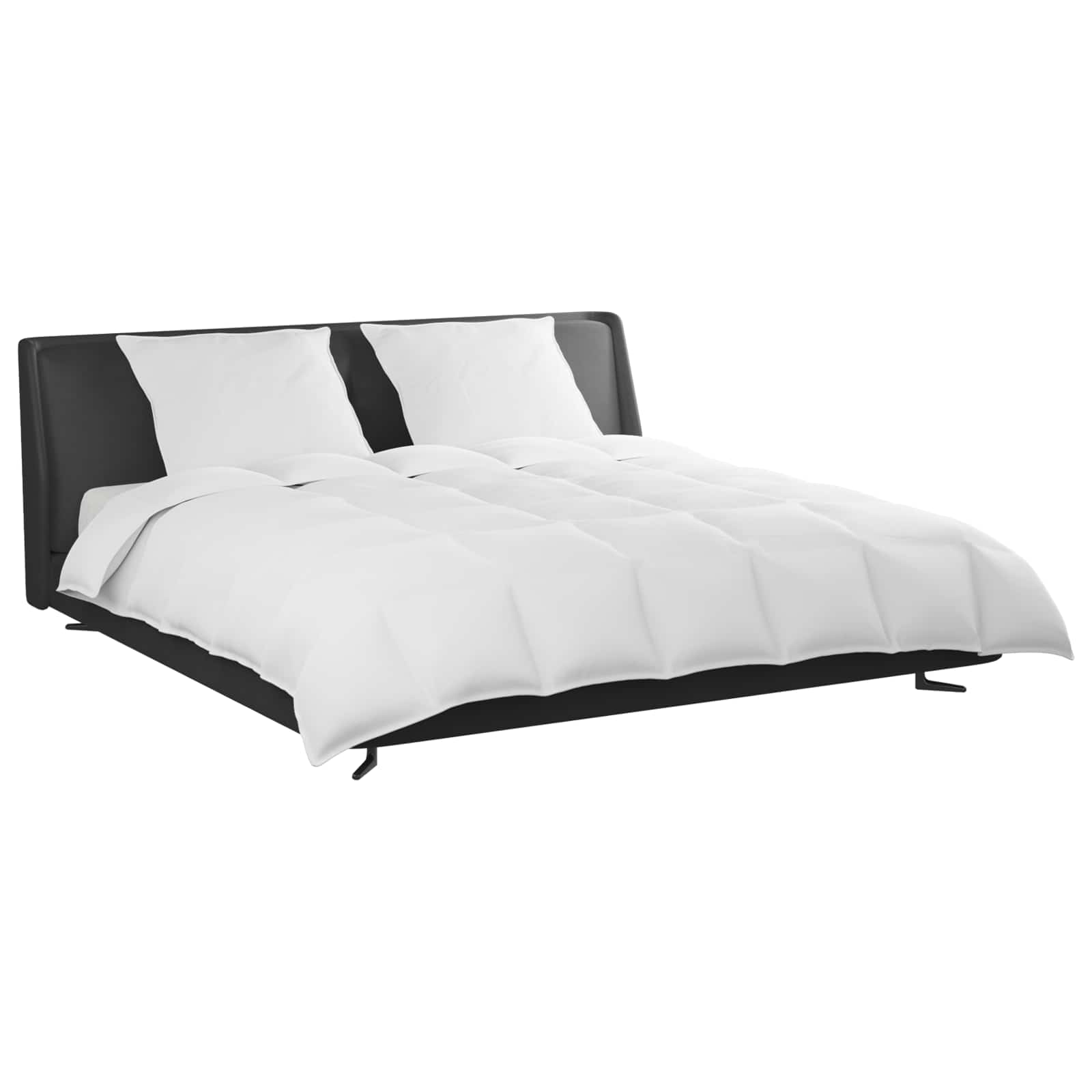 Set di Piumoni con cuscino 3 pcs Bianco Piuma d'anatra | homemem39