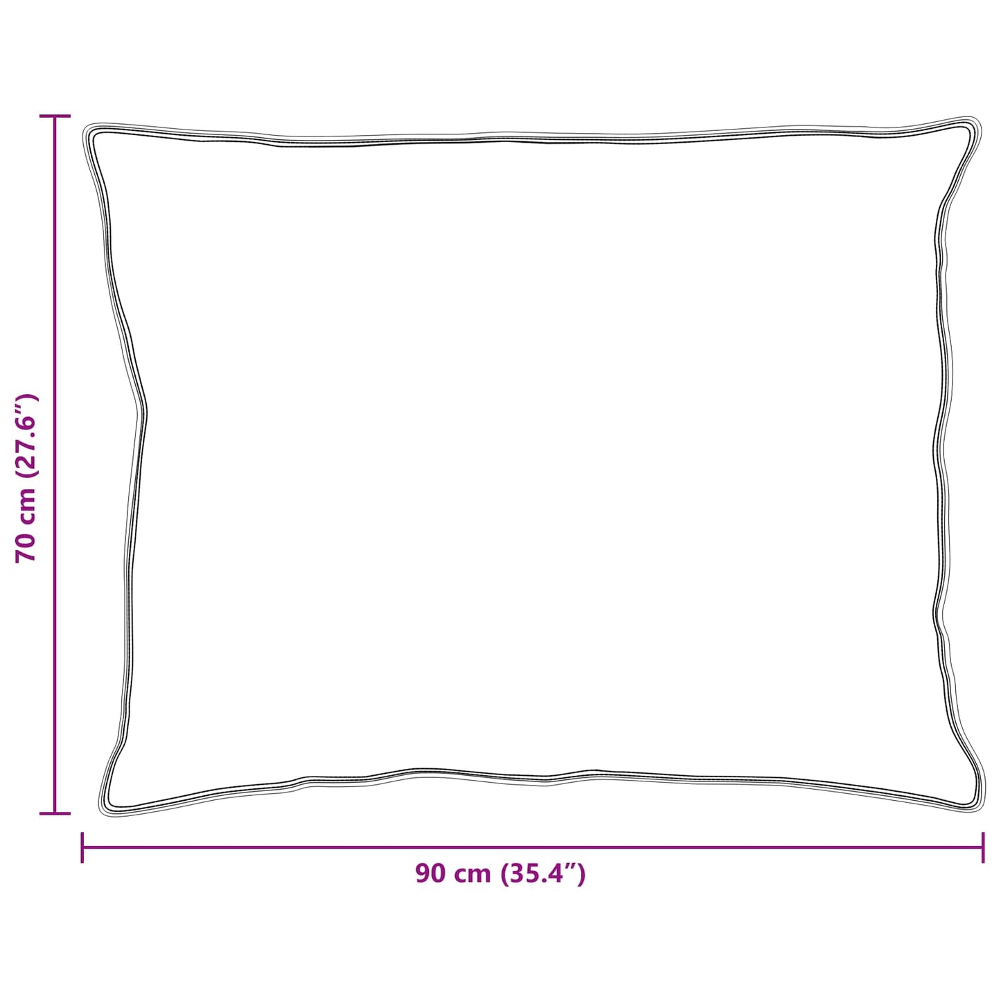 Duvet Estivo con cuscino 3 pcs Bianco Microfibra | homemem39