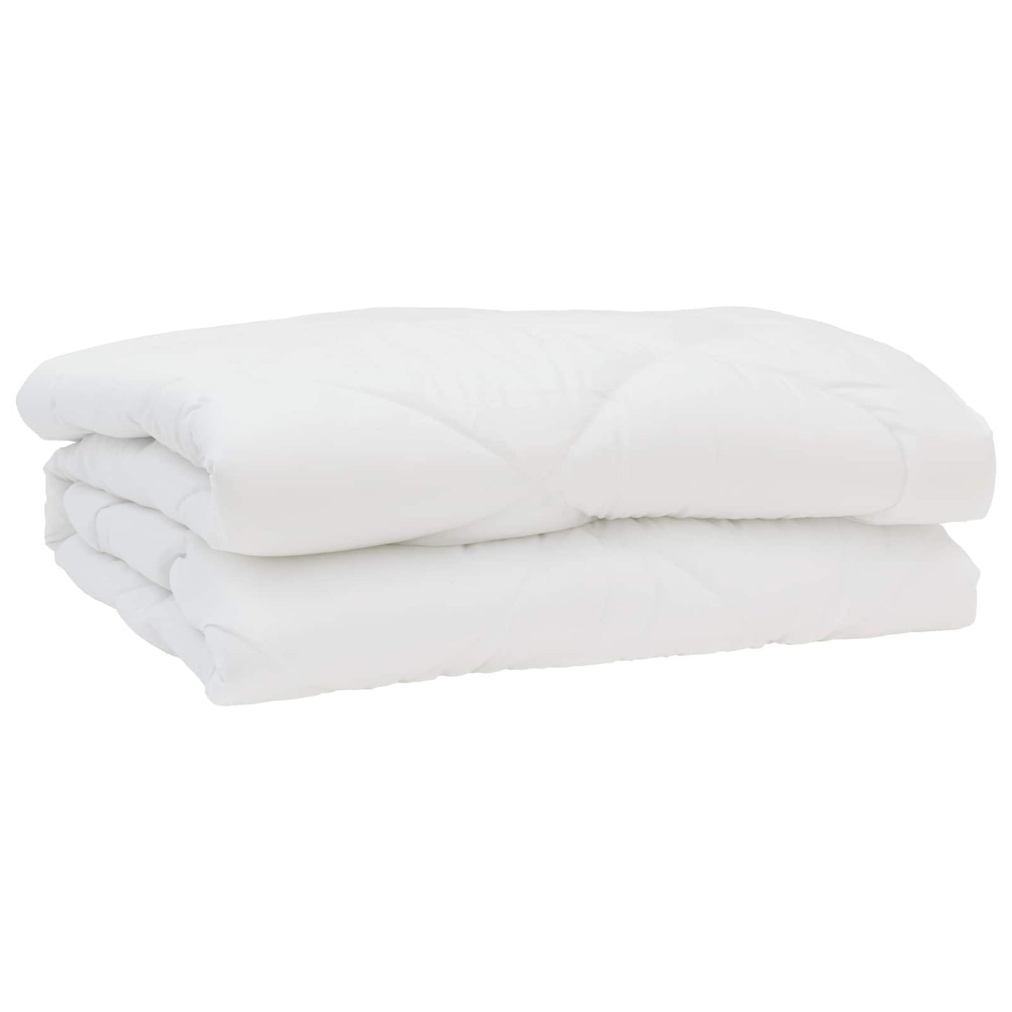Duvet Estivo con cuscino 3 pcs Bianco Microfibra
