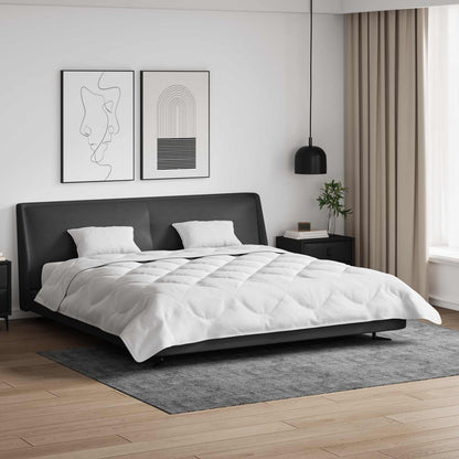 Duvet Estivo con cuscino 3 pcs Bianco Microfibra