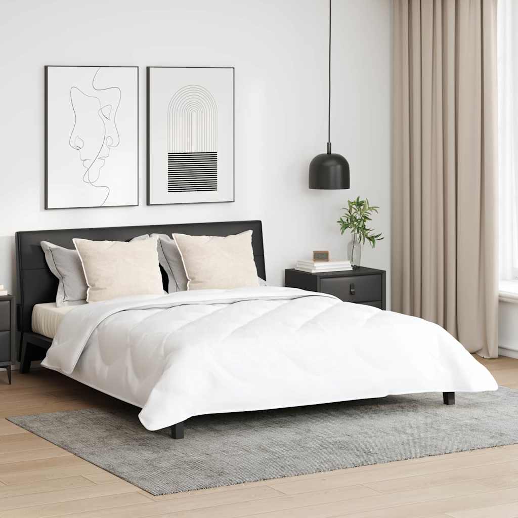 Duvet Estivo con cuscino 3 pcs Bianco Microfibra - homemem39