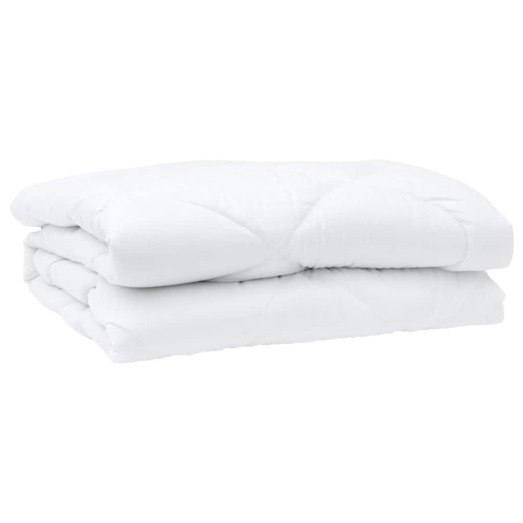 Duvet Estivo con cuscino 3 pcs Bianco Microfibra - homemem39