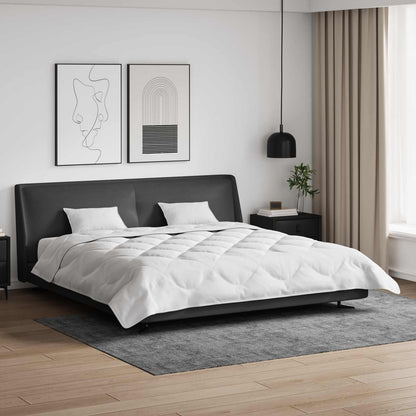 Piumone con cuscino 3 pcs Bianco Microfibra