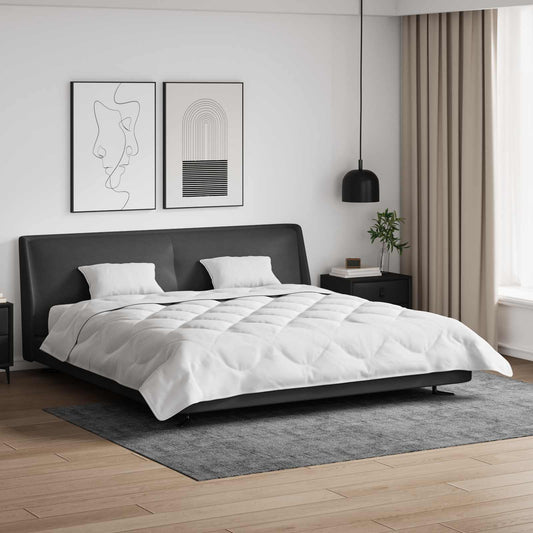 Piumone con cuscino 3 pcs Bianco Microfibra