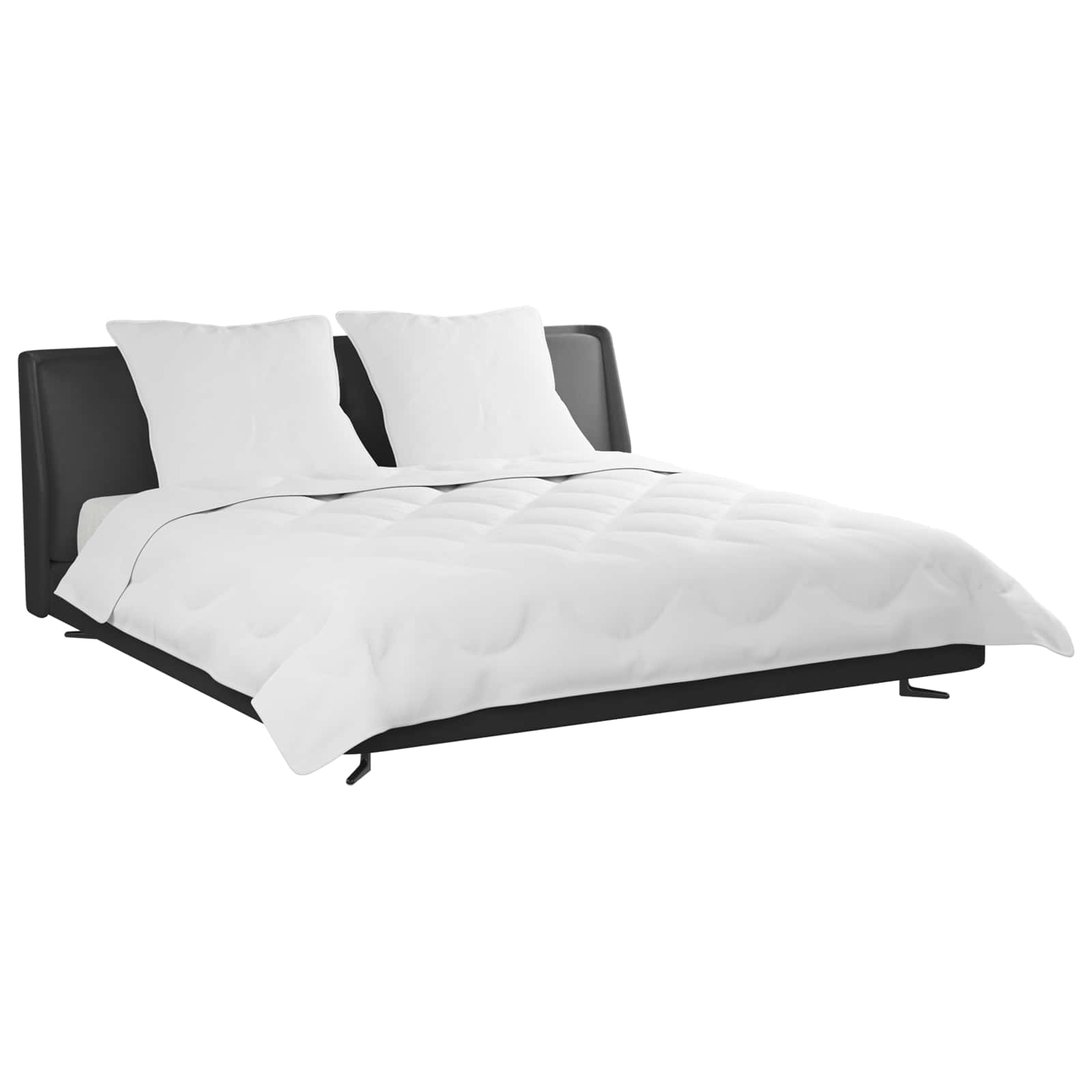 Piumone con cuscino 3 pcs Bianco Microfibra | homemem39
