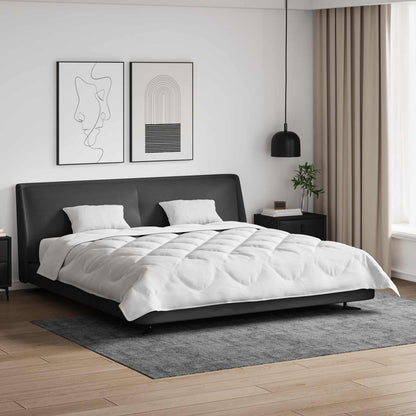 Piumone con cuscino 3 pcs Bianco Microfibra