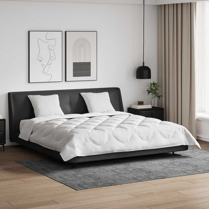 Piumone con cuscino 3 pcs Bianco Microfibra