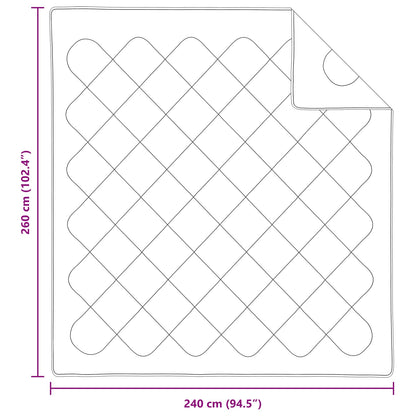 Piumone con cuscino 3 pcs Bianco Microfibra