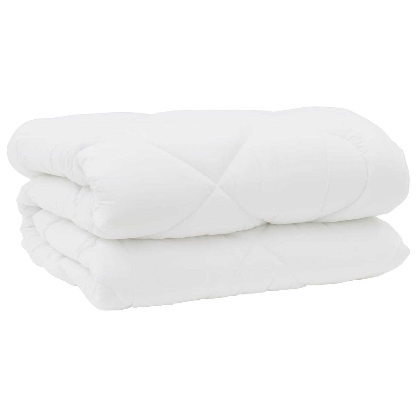 Duvet Invernale con cuscino 3 pcs Bianco Microfibra