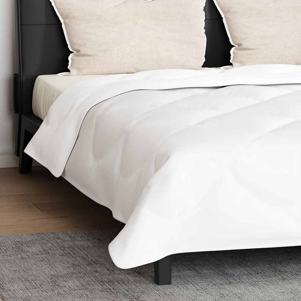 Duvet Invernale con cuscino 3 pcs Bianco Microfibra