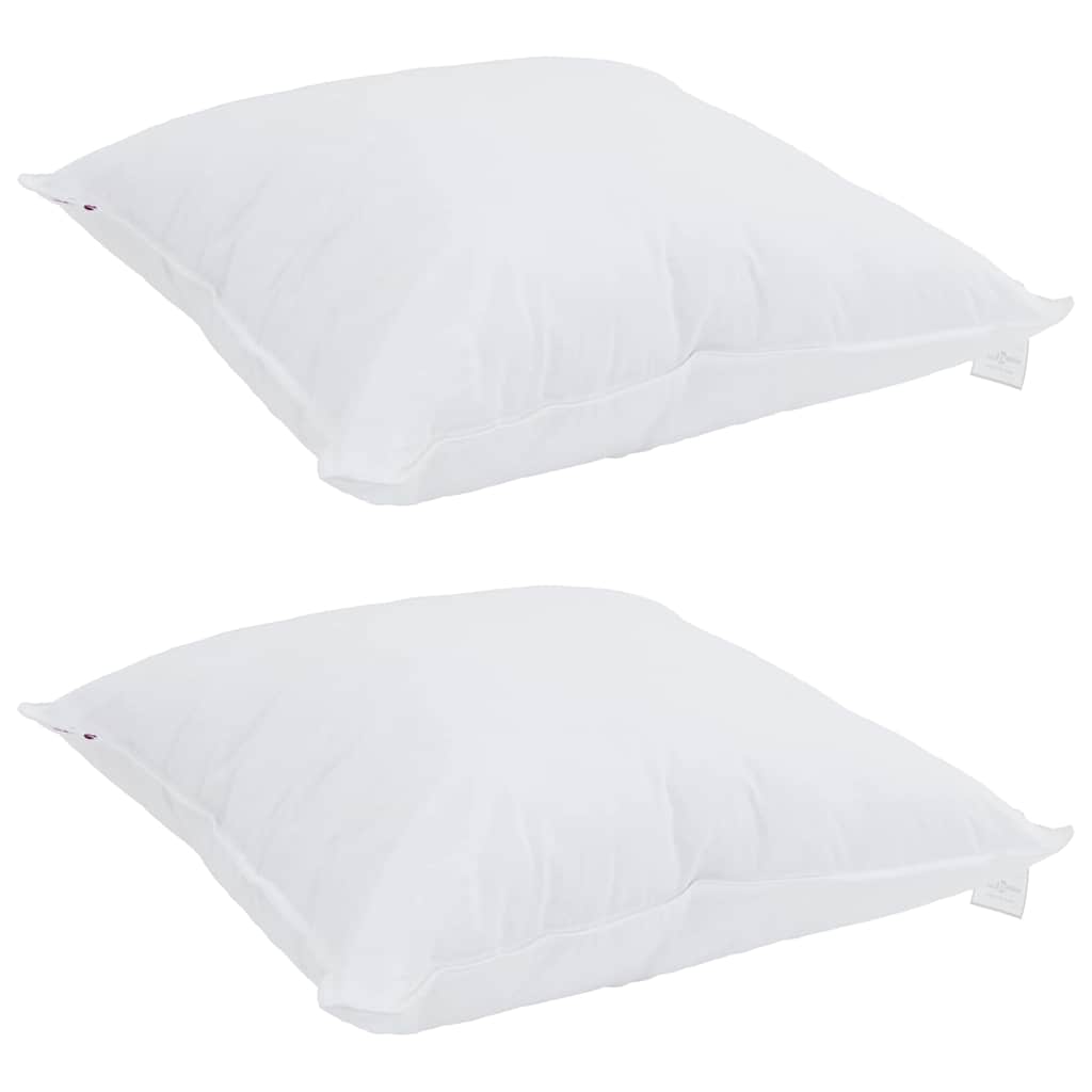 Duvet Invernale con cuscino 3 pcs Bianco Microfibra