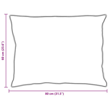 Duvet Invernale con cuscino 3 pcs Bianco Microfibra