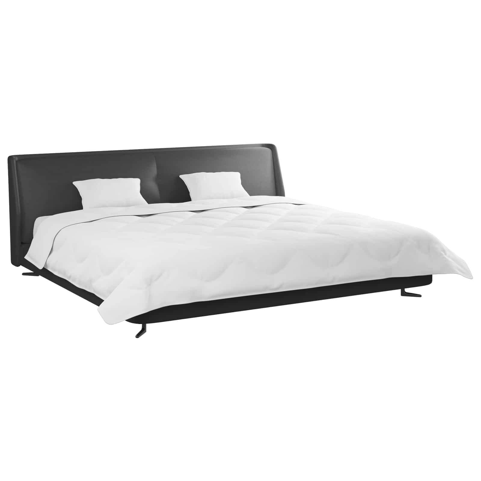 Piumone con Cuscini 3 pcs Bianco Microfibra e Piuma d'Oca | homemem39