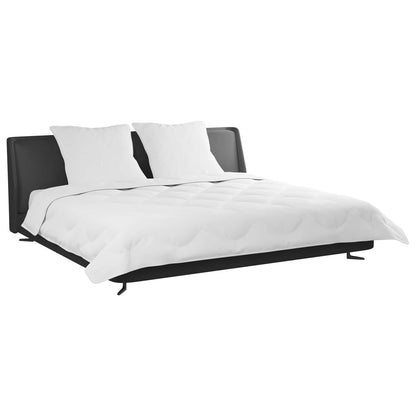Piumone con Cuscini 3 pcs Bianco Microfibra e Piuma d'Oca | homemem39