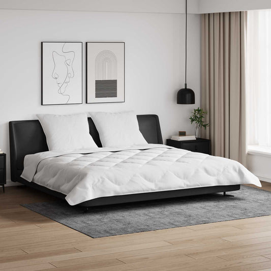 Piumone con Cuscini 3 pcs Bianco Microfibra e Piuma d'Oca | homemem39
