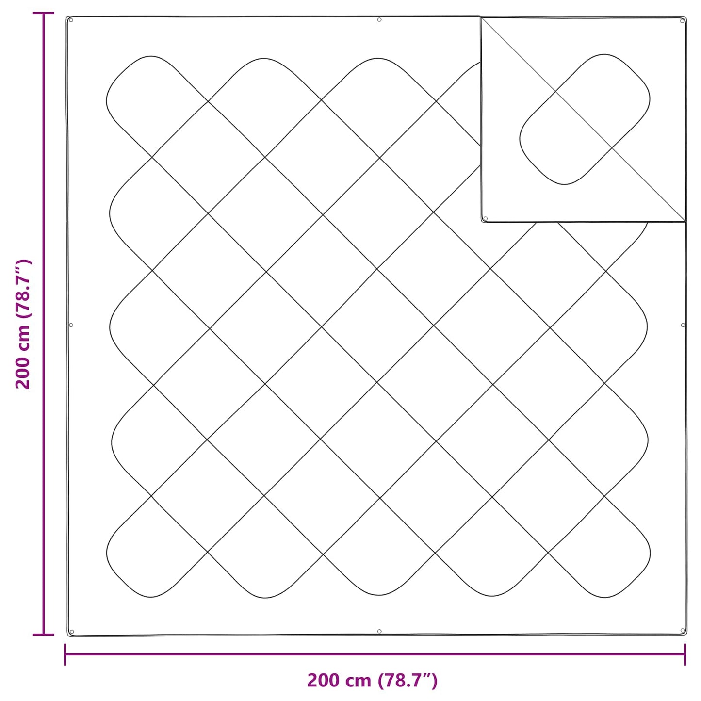 Set di Piumoni 3 pcs Bianco Microfibra e Piuma d'Oca