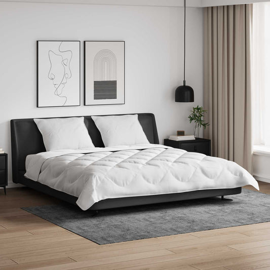 Piumone con Cuscini con cuscino 3 pcs Bianco Microfibra | homemem39