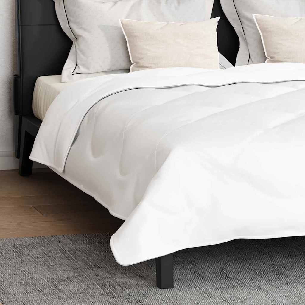 Piumone con Cuscini con cuscino 3 pcs Bianco Microfibra