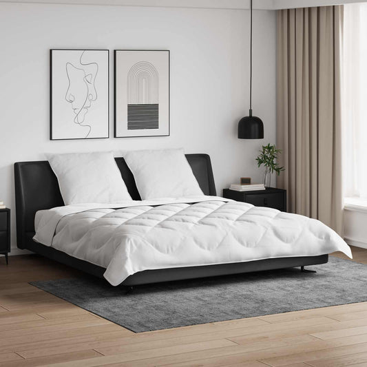 Piumone con Cuscini con cuscino 3 pcs Bianco Microfibra | homemem39
