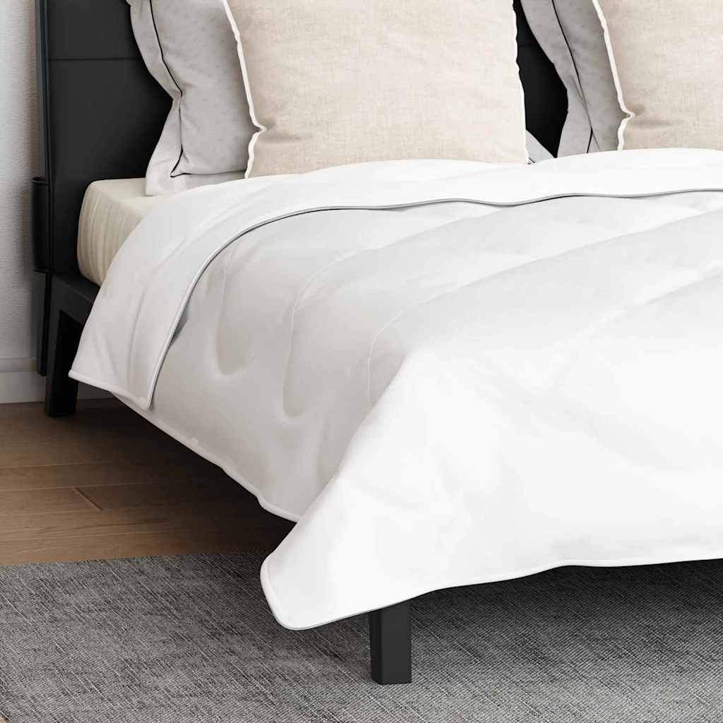 Piumone con Cuscini con cuscino 3 pcs Bianco Microfibra