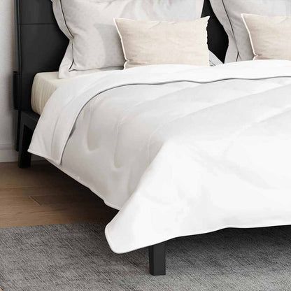 Piumone con cuscino 3 pcs Bianco Microfibra