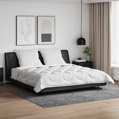 Piumone con cuscino 3 pcs Bianco Microfibra