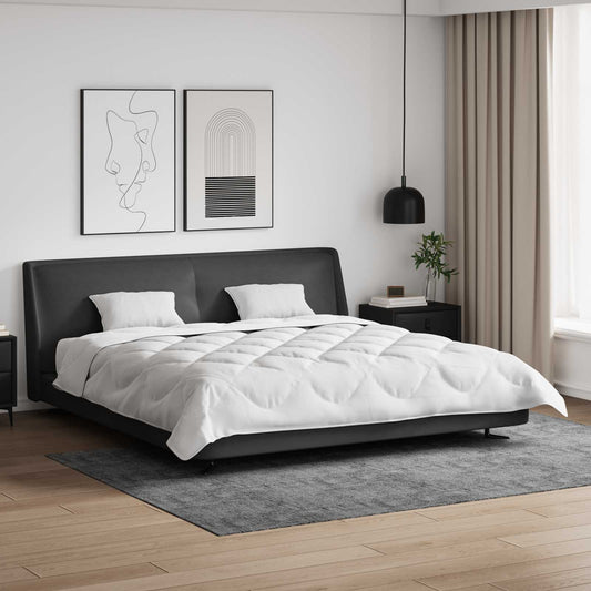 Piumone con cuscino 3 pcs Bianco Microfibra