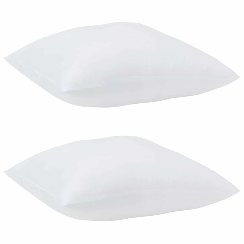 Piumone con cuscino 3 pcs Bianco Microfibra