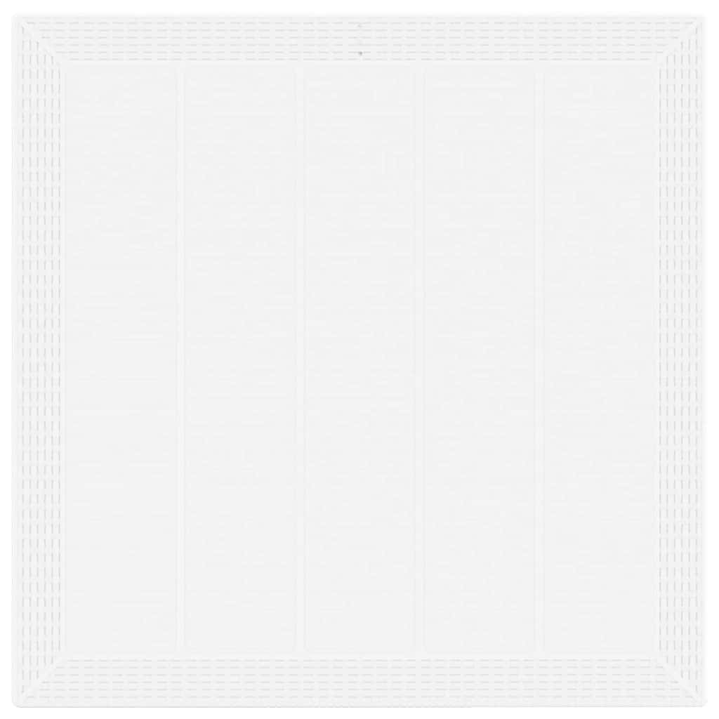 Tavolo da Giardino Bianco 100 x 100 x 73 cm polyrattan
