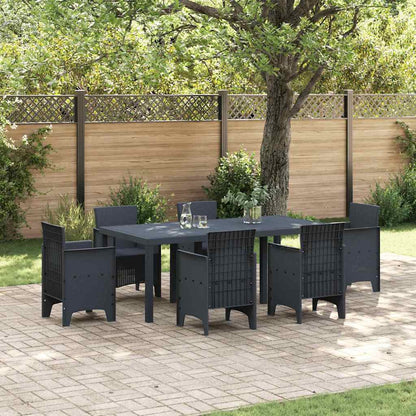 Tavolo da Giardino Antracite 200 x 100 x 73 cm polyrattan