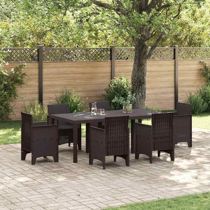Tavolo da Giardino Marrone 200 x 100 x 73 cm polyrattan
