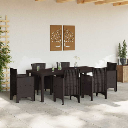 Tavolo da Giardino Marrone 200 x 100 x 73 cm polyrattan