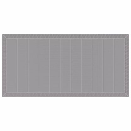 Tavolo da Giardino Grigio chiaro 200 x 100 x 73 cm polyrattan