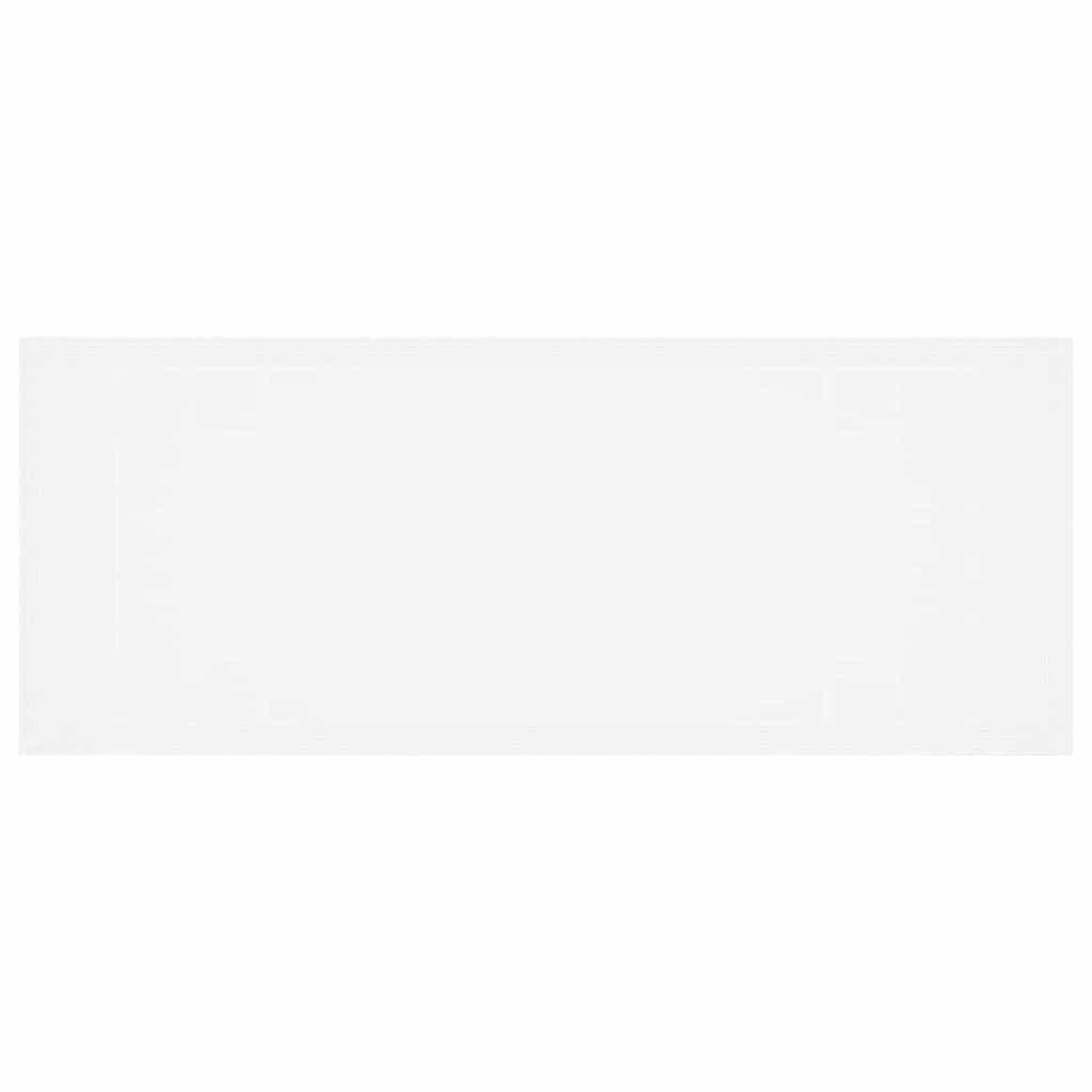 Tavolo da Giardino Bianco 250 x 100 x 73 cm polyrattan