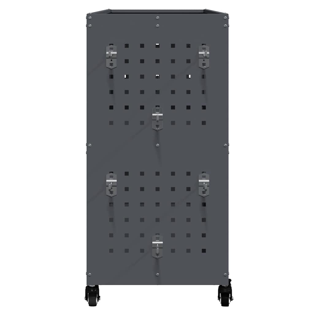 Carrello per Attrezzi con lo scaffale Antracite 75 x 35 x 73 cm